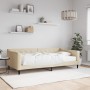 Sofá cama con colchón tela crema 100x200 cm de vidaXL, Camas y somieres - Ref: Foro24-3197417, Precio: 343,86 €, Descuento: %