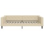 Sofá cama con colchón tela crema 100x200 cm de vidaXL, Camas y somieres - Ref: Foro24-3197417, Precio: 343,86 €, Descuento: %