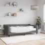 Sofá cama con colchón tela gris oscuro 90x190 cm de vidaXL, Camas y somieres - Ref: Foro24-3197419, Precio: 319,04 €, Descuen...