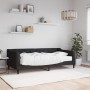 Sofá cama con colchón tela negro 90x190 cm de vidaXL, Camas y somieres - Ref: Foro24-3197420, Precio: 311,32 €, Descuento: %