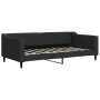 Sofá cama con colchón tela negro 90x190 cm de vidaXL, Camas y somieres - Ref: Foro24-3197420, Precio: 311,32 €, Descuento: %