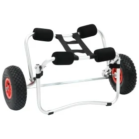 Carrito de kayak de aluminio de vidaXL, Tráilers para barcos - Ref: Foro24-90374, Precio: 76,08 €, Descuento: %