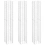 Arriates de gaviones 3 unidades hierro 30x30x200 cm de vidaXL, Maceteros y jardineras - Ref: Foro24-151251, Precio: 89,27 €, ...