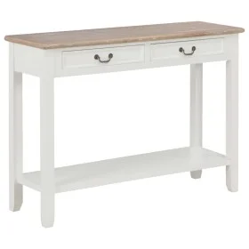 Mesa consola de madera blanco 110x35x80 cm de vidaXL, Mesas auxiliares - Ref: Foro24-249901, Precio: 194,12 €, Descuento: %