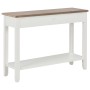 Mesa consola de madera blanco 110x35x80 cm de vidaXL, Mesas auxiliares - Ref: Foro24-249901, Precio: 197,64 €, Descuento: %