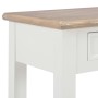 Mesa consola de madera blanco 110x35x80 cm de vidaXL, Mesas auxiliares - Ref: Foro24-249901, Precio: 197,64 €, Descuento: %