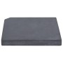 Base con peso para sombrilla de granito negro cuadrada 25 kg de vidaXL, Bases para sombrillas - Ref: Foro24-313669, Precio: 7...