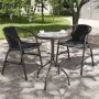 Mesa de jardín de acero gris antracita Ø50x71 cm de vidaXL, Mesas de jardín - Ref: Foro24-316823, Precio: 40,96 €, Descuento: %