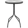 Mesa de jardín de acero gris antracita Ø50x71 cm de vidaXL, Mesas de jardín - Ref: Foro24-316823, Precio: 40,96 €, Descuento: %