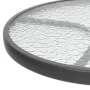 Mesa de jardín de acero gris antracita Ø50x71 cm de vidaXL, Mesas de jardín - Ref: Foro24-316823, Precio: 40,96 €, Descuento: %