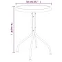 Mesa de jardín de acero gris antracita Ø50x71 cm de vidaXL, Mesas de jardín - Ref: Foro24-316823, Precio: 40,96 €, Descuento: %