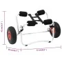 aluminum kayak cart by vidaXL, Boat Trailers - Ref: Foro24-90374, Price: 76,08 €, Discount: %