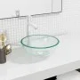 Lavabo de vidrio templado transparente 30x12 cm de vidaXL, Lavabos - Ref: Foro24-345235, Precio: 43,45 €, Descuento: %