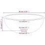 Lavabo de vidrio templado transparente 30x12 cm de vidaXL, Lavabos - Ref: Foro24-345235, Precio: 43,45 €, Descuento: %