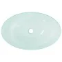 Frosted tempered glass sink 54.5x35x15.5 cm by vidaXL, Sinks - Ref: Foro24-345244, Price: 60,04 €, Discount: %