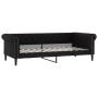 Sofá cama nido con colchón cuero sintético negro 90x200 cm de vidaXL, Camas y somieres - Ref: Foro24-3197727, Precio: 480,76 ...