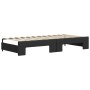 Sofá cama nido con colchón cuero sintético negro 90x200 cm de vidaXL, Camas y somieres - Ref: Foro24-3197727, Precio: 480,76 ...