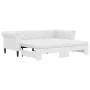 Sofá cama nido con colchón cuero sintético blanco 90x200 cm de vidaXL, Camas y somieres - Ref: Foro24-3197728, Precio: 470,61...