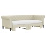 Sofá cama nido con colchón cuero sintético crema 90x200 cm de vidaXL, Camas y somieres - Ref: Foro24-3197729, Precio: 459,16 ...