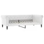 Sofá cama nido con colchón cuero sintético blanco 90x200 cm de vidaXL, Camas y somieres - Ref: Foro24-3197728, Precio: 470,61...