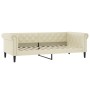Sofá cama nido con colchón cuero sintético crema 90x200 cm de vidaXL, Camas y somieres - Ref: Foro24-3197729, Precio: 459,16 ...