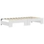 Sofá cama nido con colchón cuero sintético blanco 90x200 cm de vidaXL, Camas y somieres - Ref: Foro24-3197728, Precio: 470,61...