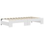 Sofá cama nido con colchón cuero sintético blanco 90x200 cm de vidaXL, Camas y somieres - Ref: Foro24-3197728, Precio: 469,75...