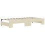 Sofá cama nido con colchón cuero sintético crema 90x200 cm de vidaXL, Camas y somieres - Ref: Foro24-3197729, Precio: 459,16 ...