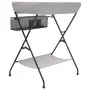 Mesa cambiadora hierro gris claro de vidaXL, Cambiadores para bebés - Ref: Foro24-10265, Precio: 81,95 €, Descuento: %