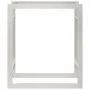 Estante para leña acero inoxidable 50x28x56 cm de vidaXL, Bolsas y soportes de leña - Ref: Foro24-357859, Precio: 26,78 €, De...