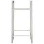Estante para leña acero inoxidable 50x28x56 cm de vidaXL, Bolsas y soportes de leña - Ref: Foro24-357859, Precio: 26,78 €, De...