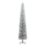 Árbol Navidad estrecho con soporte y nieve artificial PVC 300cm de vidaXL, Arboles de navidad - Ref: Foro24-357687, Precio: 1...