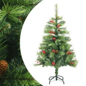 Árbol de Navidad artificial con piñas y bayas 150 cm de vidaXL, Arboles de navidad - Ref: Foro24-357706, Precio: 36,91 €, Des...