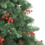 Árbol de Navidad artificial con piñas y bayas 240 cm de vidaXL, Arboles de navidad - Ref: Foro24-357709, Precio: 106,64 €, De...