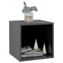 Muebles TV 2 uds madera contrachapada gris brillo 37x35x37 cm de vidaXL, Muebles TV - Ref: Foro24-805523, Precio: 25,97 €, De...