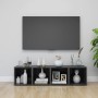 Muebles TV 2 uds madera contrachapada gris brillo 37x35x37 cm de vidaXL, Muebles TV - Ref: Foro24-805523, Precio: 25,97 €, De...