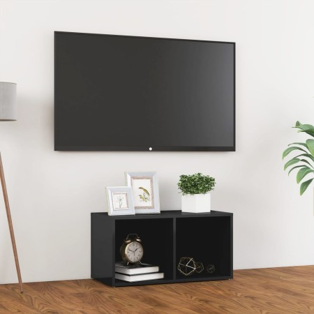 Mueble para TV madera contrachapada gris brillo 72x35x36,5 cm de vidaXL, Muebles TV - Ref: Foro24-805533, Precio: 36,17 €, De...