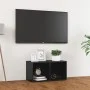 Mueble para TV madera contrachapada gris brillo 72x35x36,5 cm de vidaXL, Muebles TV - Ref: Foro24-805533, Precio: 35,72 €, De...