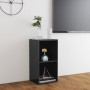 Mueble para TV madera contrachapada gris brillo 72x35x36,5 cm de vidaXL, Muebles TV - Ref: Foro24-805533, Precio: 36,17 €, De...