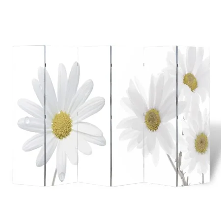 Biombo divisor plegable 217x170 cm flores de vidaXL, Divisores de ambientes - Ref: Foro24-240481, Precio: 155,13 €, Descuento: %