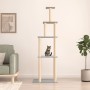 Rascador para gatos con postes de sisal gris claro 183 cm en Mobiliario para gatos | Comprar online en Foru.es