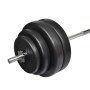 Mancuerna con pesas 60 kg de vidaXL, Peso libre - Ref: Foro24-90372, Precio: 195,35 €, Descuento: %