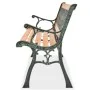 Banco de jardín de madera 122 cm de vidaXL, Bancos de jardín - Ref: Foro24-40262, Precio: 80,26 €, Descuento: %
