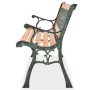 Banco de jardín de madera 122 cm de vidaXL, Bancos de jardín - Ref: Foro24-40262, Precio: 81,51 €, Descuento: %