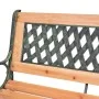 Banco de jardín de madera 122 cm de vidaXL, Bancos de jardín - Ref: Foro24-40262, Precio: 80,26 €, Descuento: %