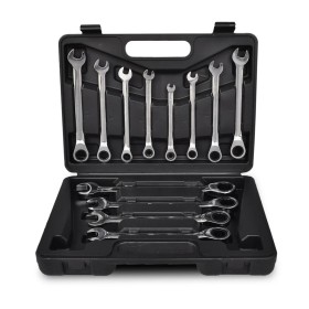 Juego de llaves de trinquete 12 unidades de vidaXL, Llaves inglesas - Ref: Foro24-140269, Precio: 49,05 €, Descuento: %
