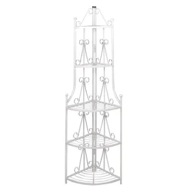 Estante De Planta De Esquina Blanco de vidaXL, Soportes para macetas - Ref: Foro24-40783, Precio: 74,87 €, Descuento: %