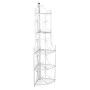 Estante De Planta De Esquina Blanco de vidaXL, Soportes para macetas - Ref: Foro24-40783, Precio: 74,87 €, Descuento: %