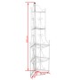 Estante De Planta De Esquina Blanco de vidaXL, Soportes para macetas - Ref: Foro24-40783, Precio: 61,59 €, Descuento: %