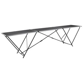 Folding MDF and aluminum wallpapering table 300x60x78 cm by vidaXL, Folding tables - Ref: Foro24-140718, Price: 141,99 €, Dis...